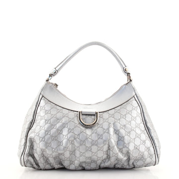 Gucci D Ring Hobo Guccissima Leather Small