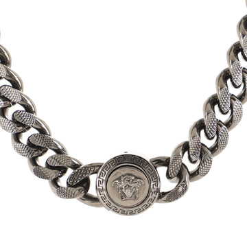 Versace Chain Medusa Necklace Metal