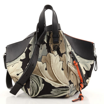 Loewe Hammock Bag Printed Canvas Small