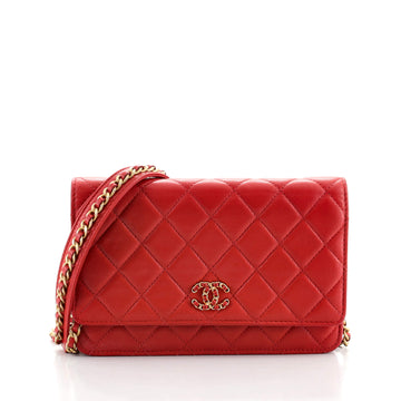 Chanel Chain Infinity Wallet on Chain Quilted Lambskin