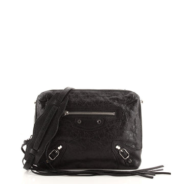 Balenciaga Classic Studs Reporter Crossbody Leather Small