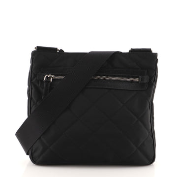 Prada Flat Messenger Quilted Tessuto Small