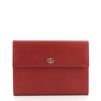 Gucci GG Marmont Flap Clutch Leather