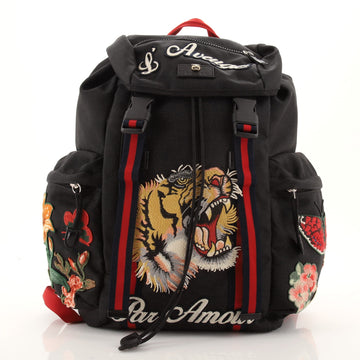 Gucci Techpack Backpack Embroidered Techno Canvas