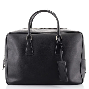 Prada Zip Around Briefcase Saffiano Leather Large