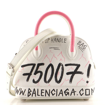 Balenciaga Graffiti Ville Bag Leather XXS