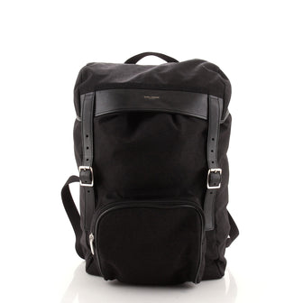 Saint Laurent Hunting Backpack Canvas