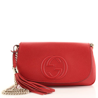 Gucci Soho Chain Crossbody Bag Leather Medium