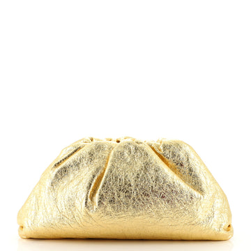 Bottega Veneta The Pouch Metallic Textured Leather Large