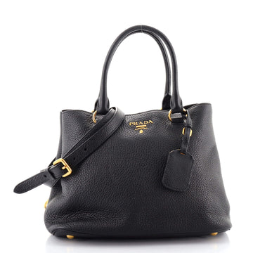 Prada Convertible Open Tote Vitello Daino Small