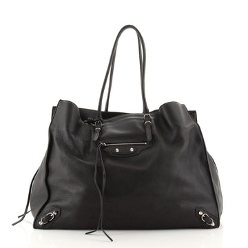 Balenciaga Papier A4 Zip Around Classic Studs Bag Leather Large