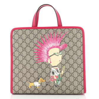 Gucci Children's Tote Printed GG Coated Canvas Medium