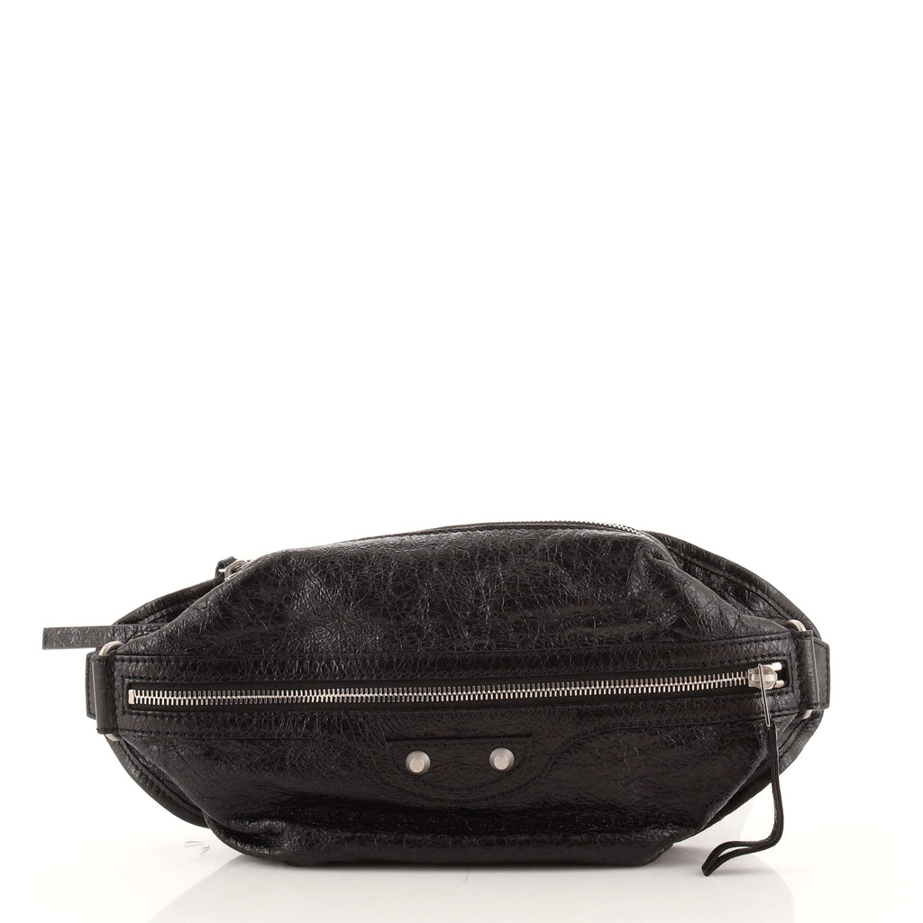 Balenciaga Neo Lift Classic Studs Waist Bag Leather Black 102083202