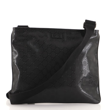 Gucci Zip Top Messenger Bag GG Imprime Medium