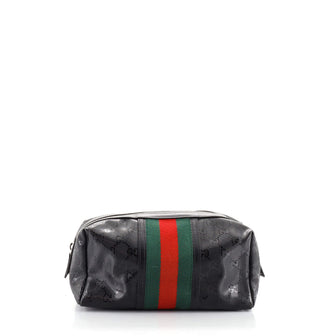 Gucci Web Cosmetic Pouch GG Imprime Large