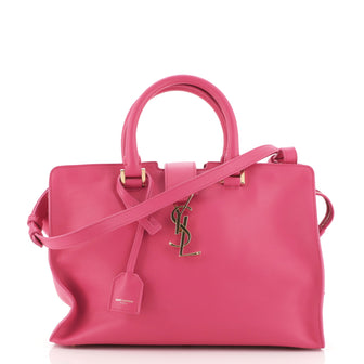 Saint Laurent Monogram Cabas Leather Small