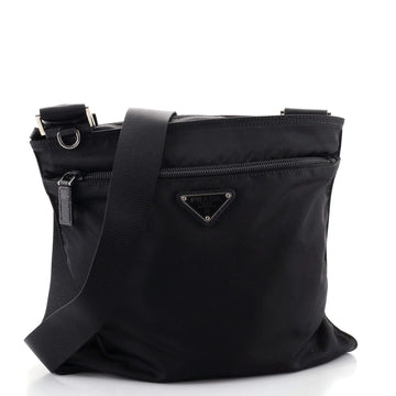 Prada Front Pocket Messenger Bag Tessuto Medium