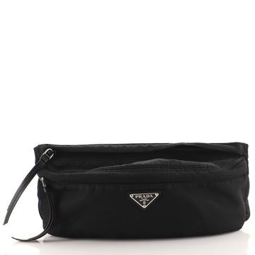 Prada Zip Waist Bag Tessuto Medium