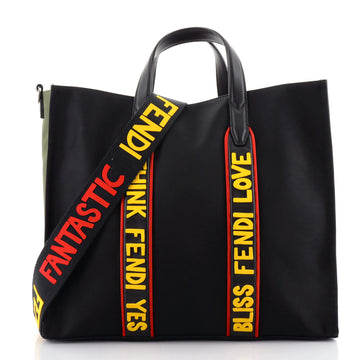 Fendi Vocabulary Open Tote Nylon Large