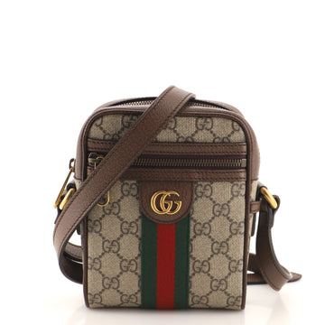 Gucci Ophidia Messenger Bag GG Coated Canvas Mini