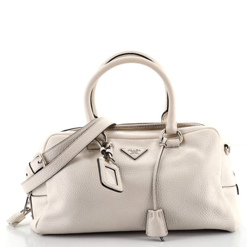 Prada Convertible Boston Bag Vitello Daino Small