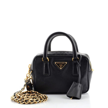 Prada Bauletto Bag Saffiano Leather Mini
