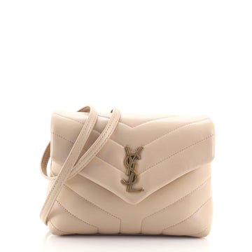 Saint Laurent LouLou Shoulder Bag Matelasse Chevron Leather Toy