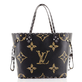 Louis Vuitton Neverfull NM Tote Limited Edition Jungle Monogram Giant MM