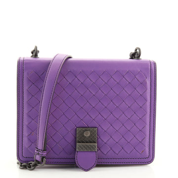 Bottega Veneta Runway Accordion Shoulder Bag Intrecciato Nappa Small