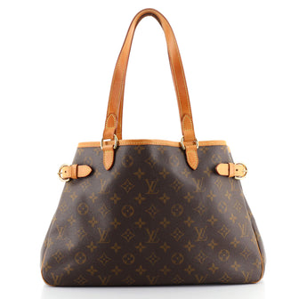 Louis Vuitton Batignolles Handbag Monogram Canvas Horizontal
