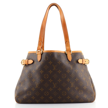 Louis Vuitton Batignolles Handbag Monogram Canvas Horizontal