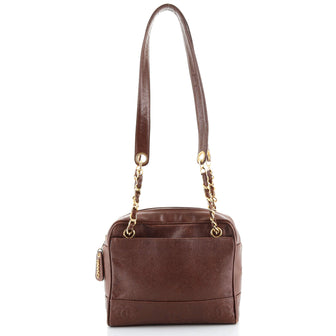 Chanel Vintage Zipped Chain Tote Caviar Medium