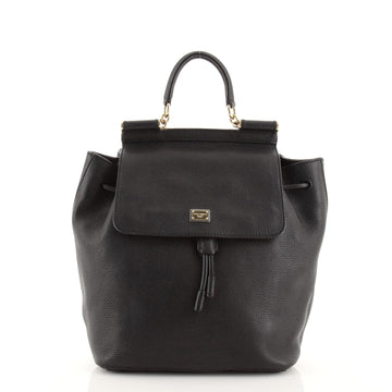 Dolce & Gabbana Miss Sicily Backpack Leather Mini