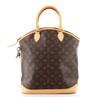 Louis Vuitton Lockit Handbag Monogram Canvas Vertical