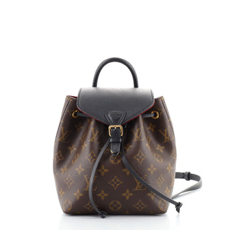 Louis Vuitton Montsouris Backpack NM Monogram Canvas with Leather BB