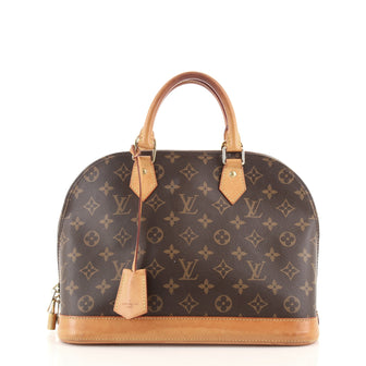 Louis Vuitton Alma Handbag Monogram Canvas PM