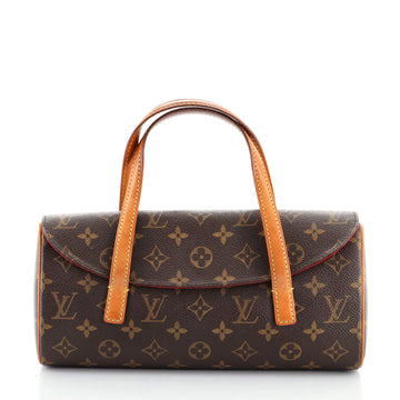 Louis Vuitton Sonatine Handbag Monogram Canvas