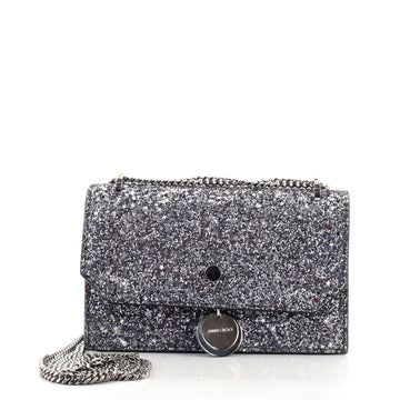 Jimmy Choo Finley Shoulder Bag Glitter Small