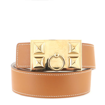 Hermes Collier de Chien Buckle Reversible Belt Leather Medium