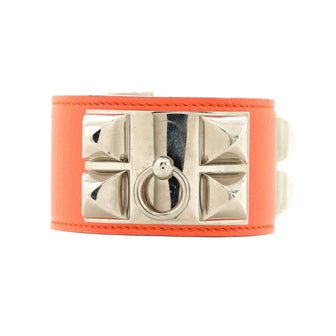Hermes Collier de Chien Bracelet Leather