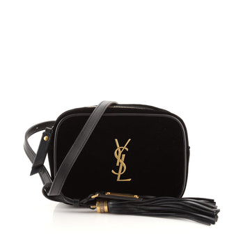 Saint Laurent Lou Belt Bag Matelasse Chevron Velvet