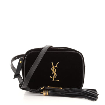 Saint Laurent Lou Belt Bag Matelasse Chevron Velvet