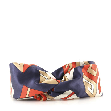 Gucci Headband Printed Silk