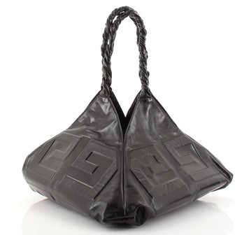 Givenchy Balle Shoulder Bag Embossed Leather Large