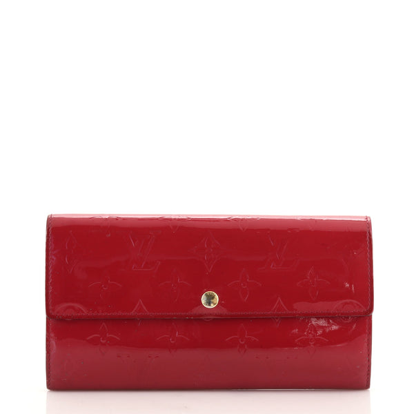Louis Vuitton 2015 Monogram Vernis Sarah Compact Wallet - Pink Wallets,  Accessories - LOU505975