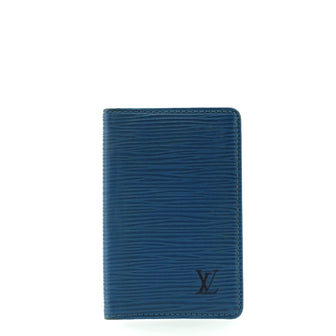 Louis Vuitton Navy Blue Epi Leather Pocket Organiser Louis Vuitton | The  Luxury Closet