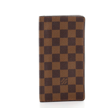 Louis Vuitton Porte Valeurs Checkbook Wallet Damier
