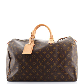 Louis Vuitton Speedy Handbag Monogram Canvas 40