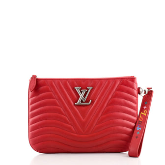 Louis Vuitton New Wave Zipped Pochette Quilted Leather