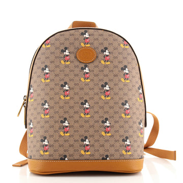Gucci Disney Mickey Mouse Backpack Printed Mini GG Coated Canvas Small